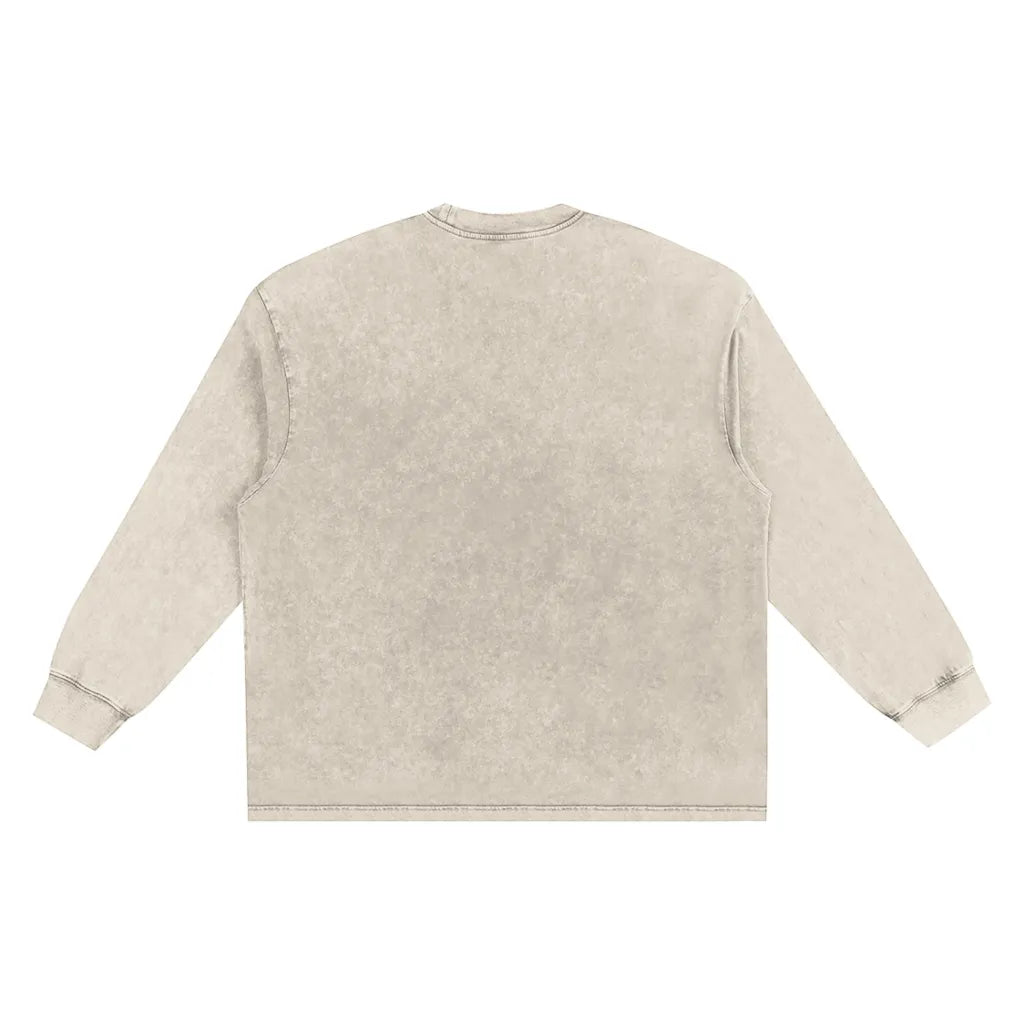 SCARLY LONG-SLEEVE T-SHIRT (BEIGE)