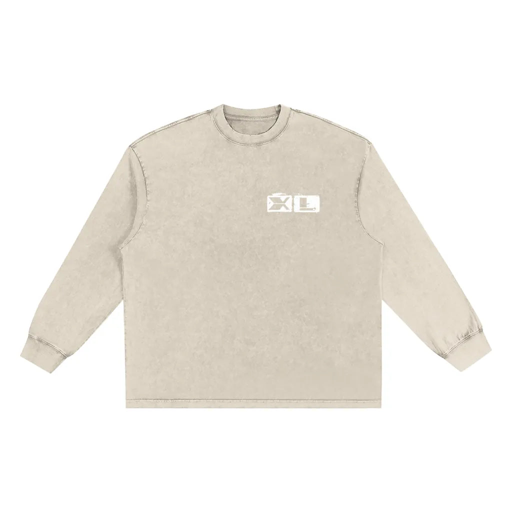 SCARLY LONG-SLEEVE T-SHIRT (BEIGE)